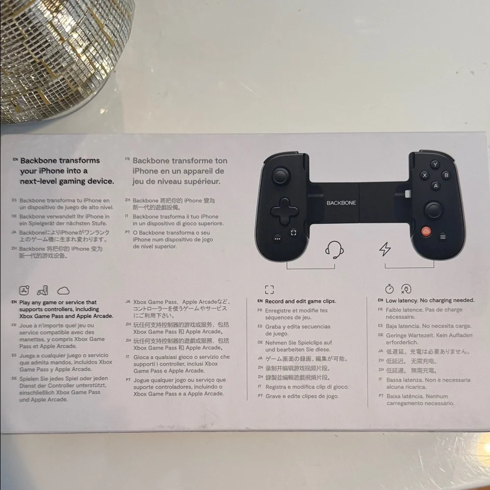 Backbone Black Gaming Controller for iPhone